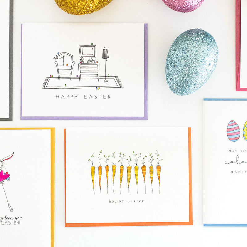 "CARROTS" EASTER CARD
