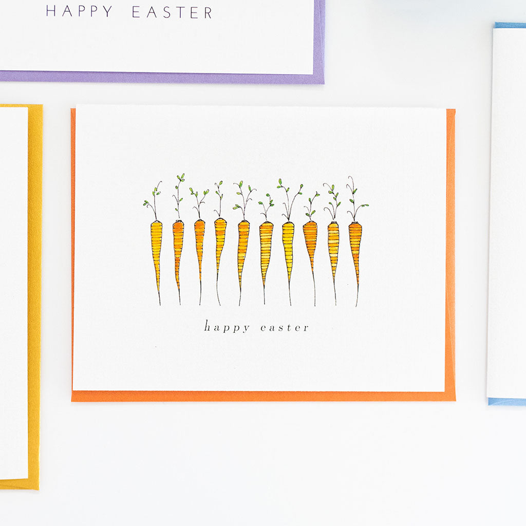 "CARROTS" EASTER CARD