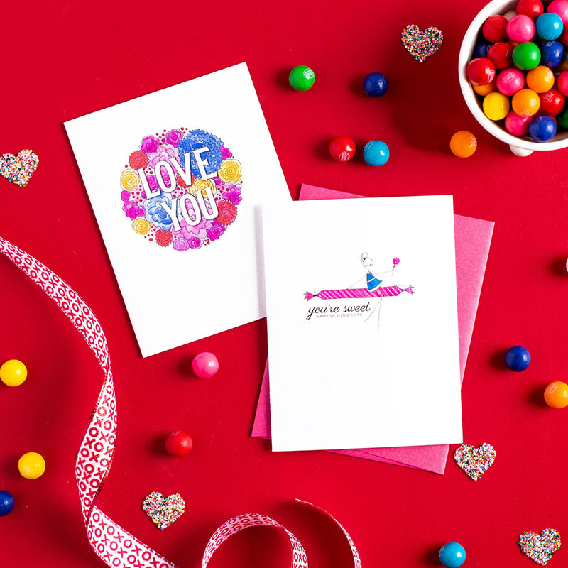 "LOVE YOU" LOVE CARD