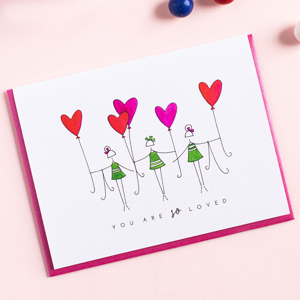 "SO LOVED" LOVE CARD