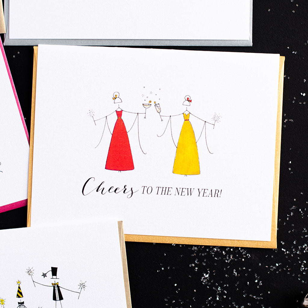 "CHEERS" NEW YEAR CARD