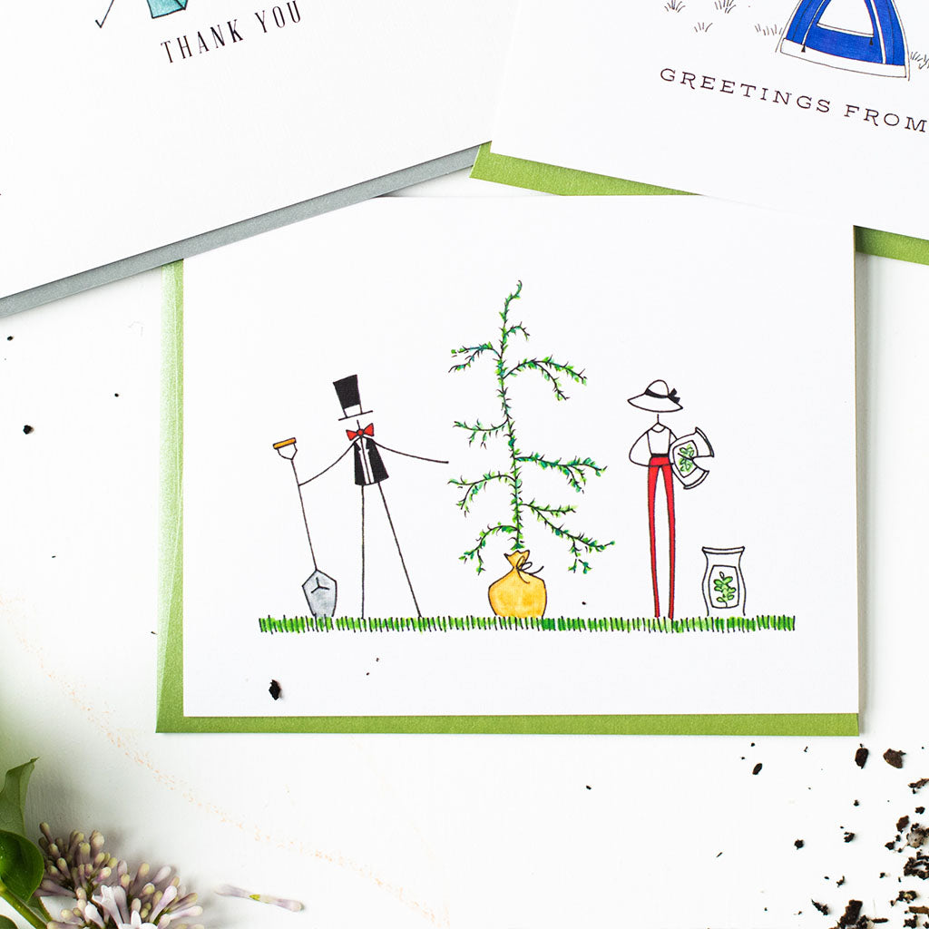 "PLANTING" BLANK CARD