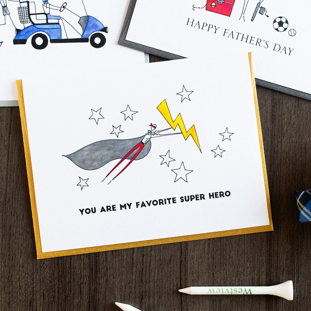 "SUPER DAD" FATHER'S DAY CARD