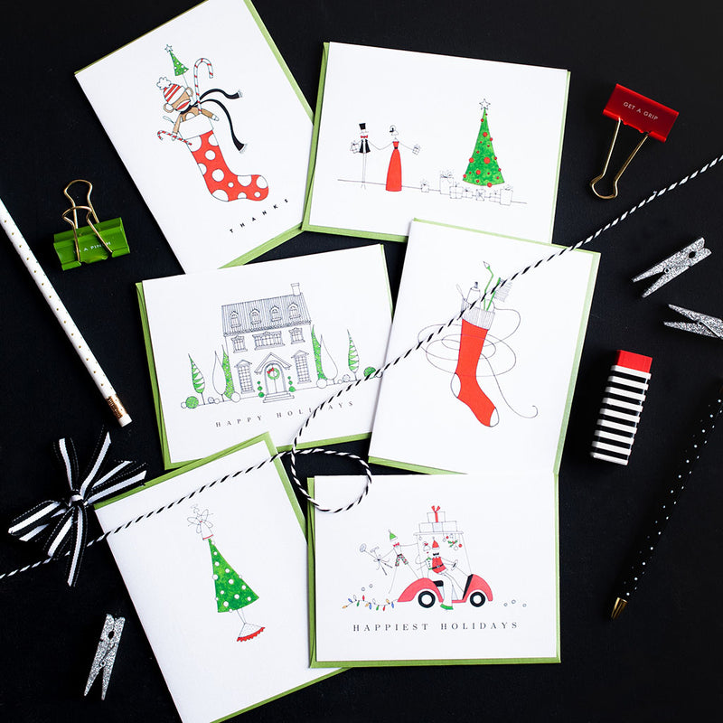 "A GOLF CART CHRISTMAS" HOLIDAY CARD