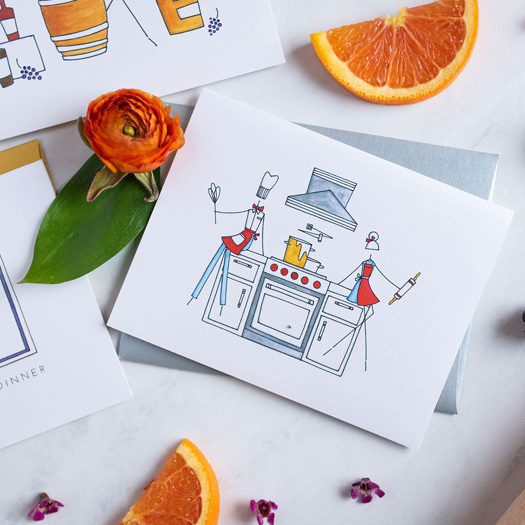"THE CHEFS" BLANK CARD