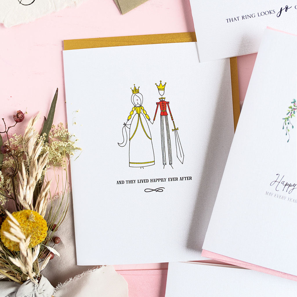 "HAPPILY EVER AFTER" COUPLES' CARD