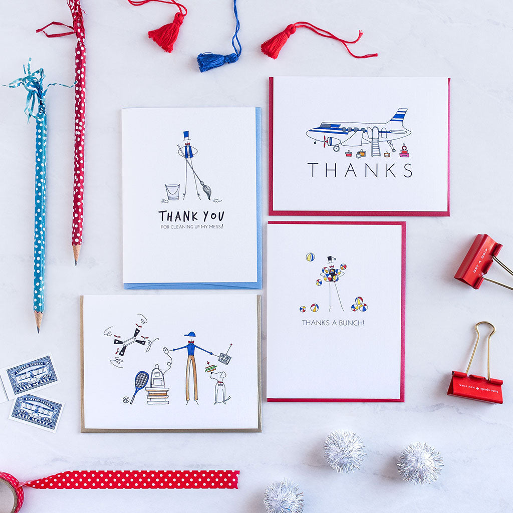 "BEACH BALLS" THANK YOU CARD