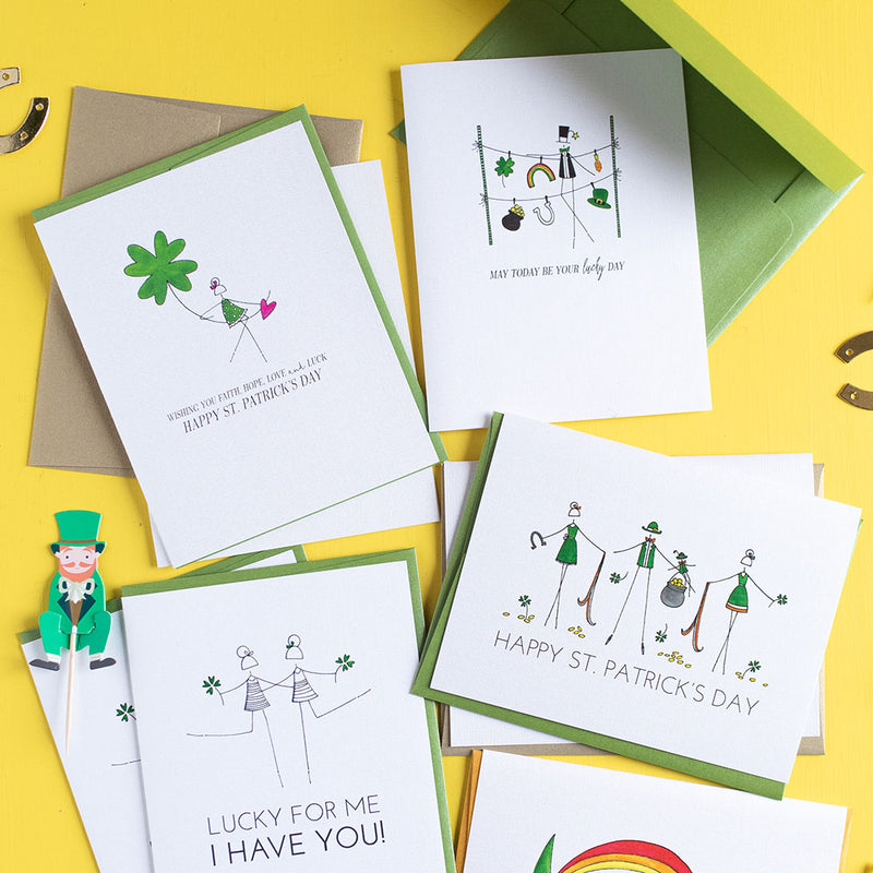 "CLOVER" ST. PATRICK'S DAY CARD