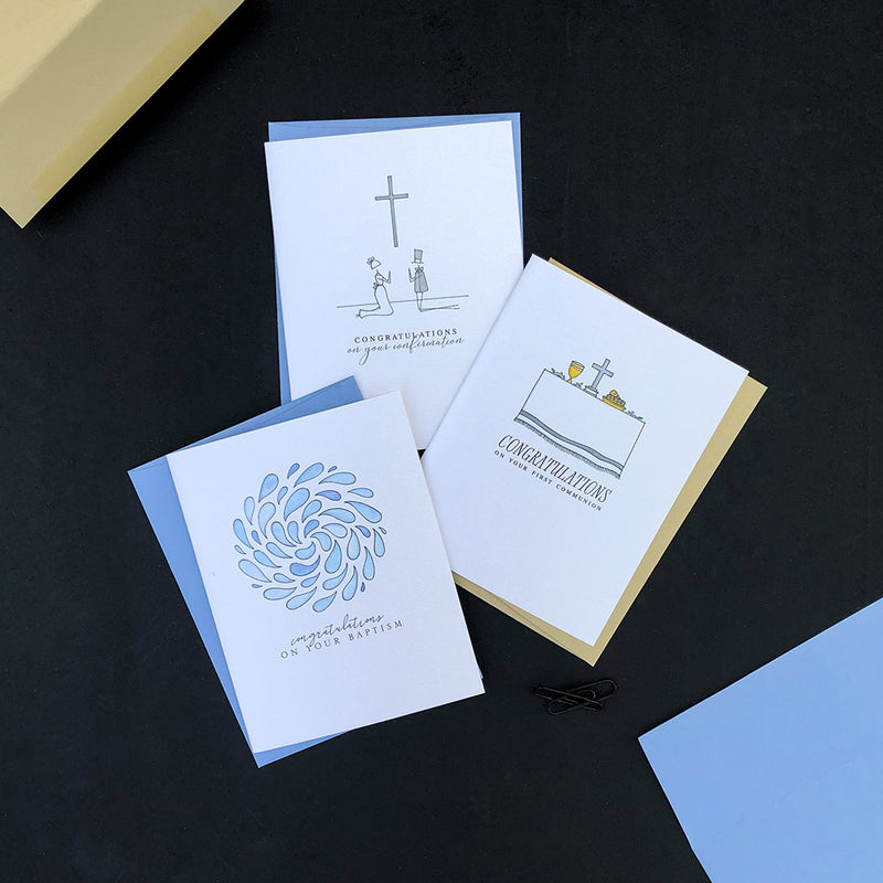 "CONFIRMATION" CONGRATULATIONS CARD