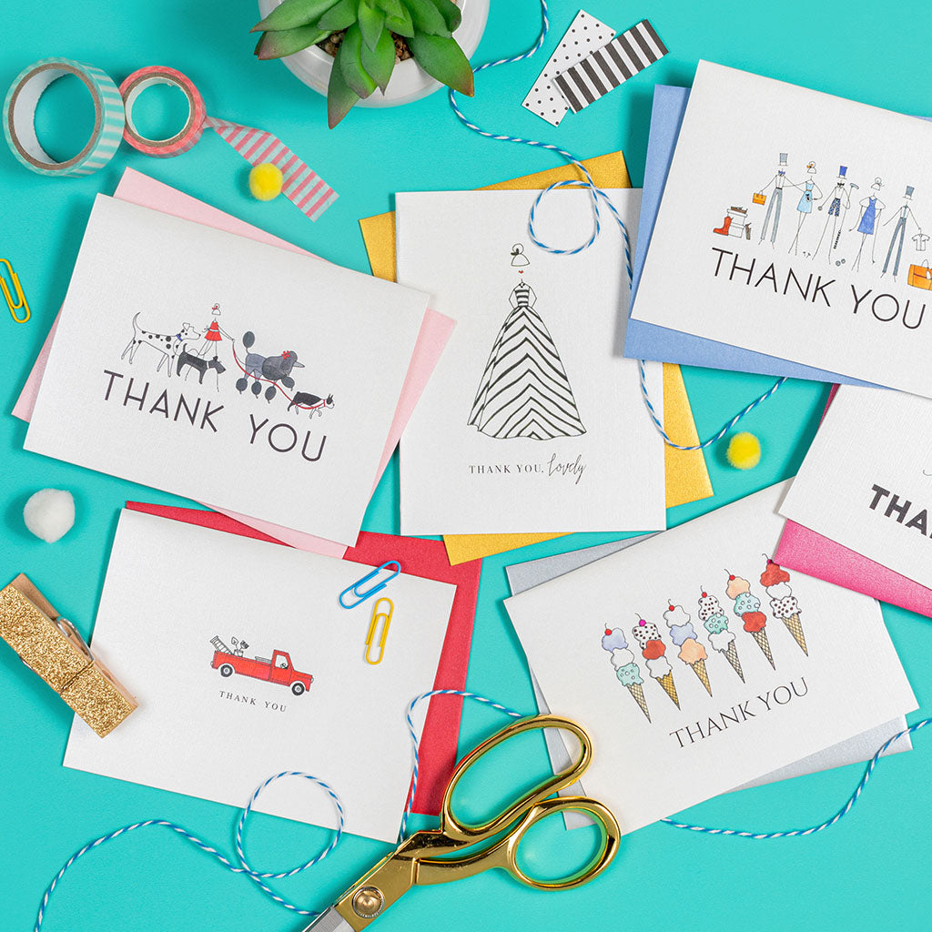 "DOG WALKER" THANK YOU CARD