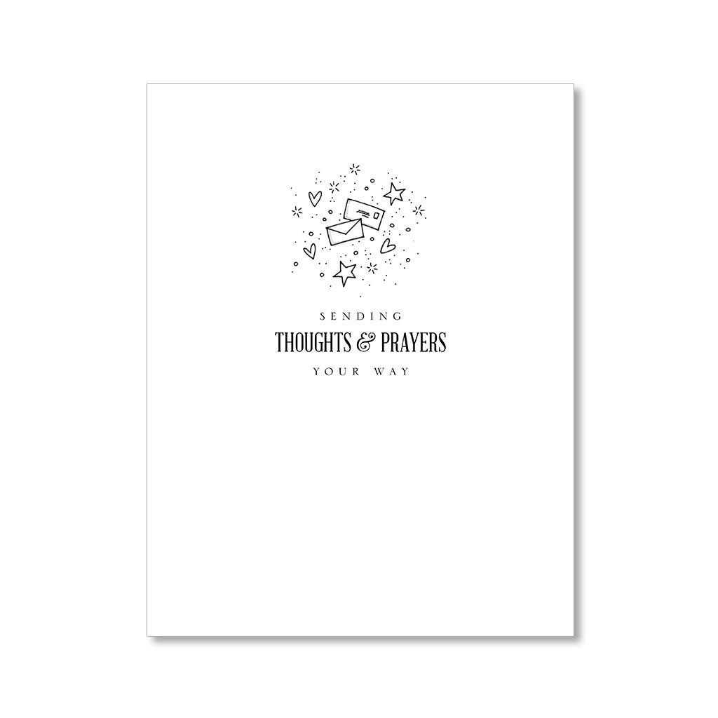 "THOUGHTS & PRAYERS" SYMPATHY CARD
