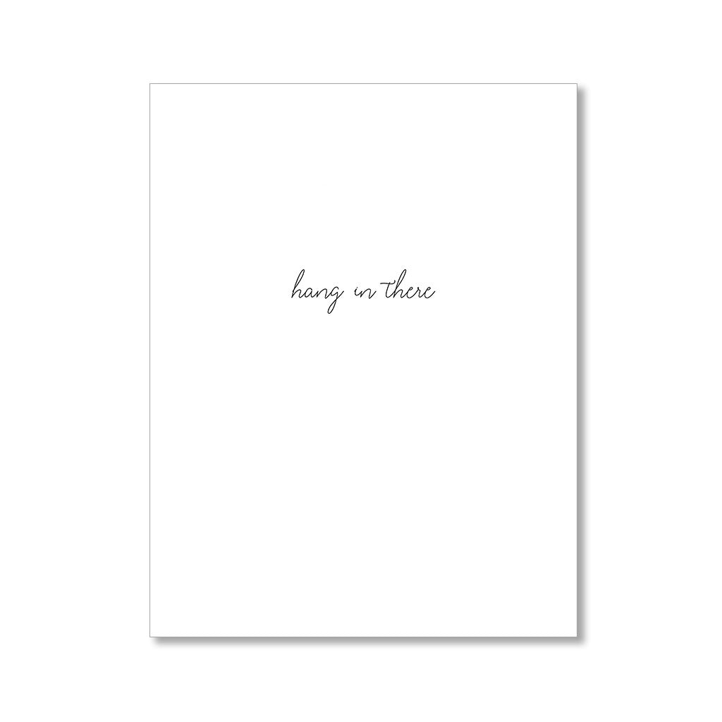 "HANG IN THERE: MISSES" CARE CARD