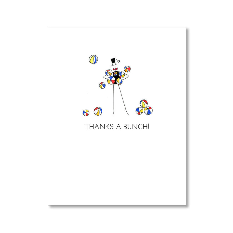 "BEACH BALLS" THANK YOU CARD