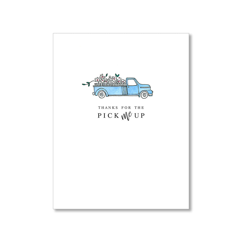 "PICK ME UP" THANK YOU CARD
