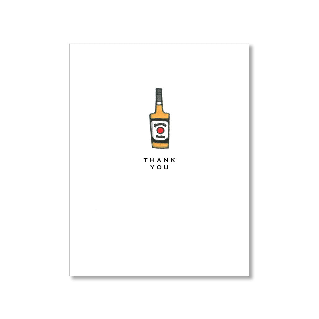 "BOURBON" THANK YOU CARD