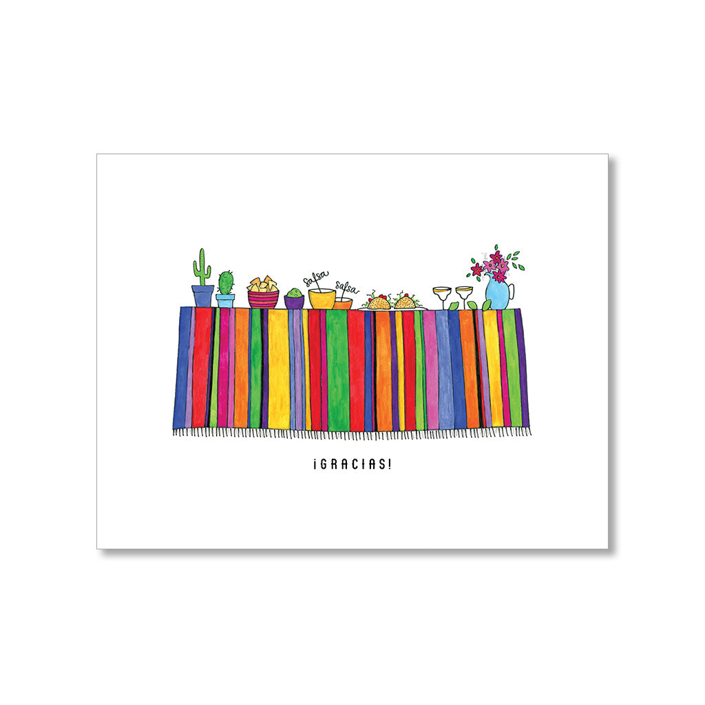 "FIESTA" THANK YOU CARD