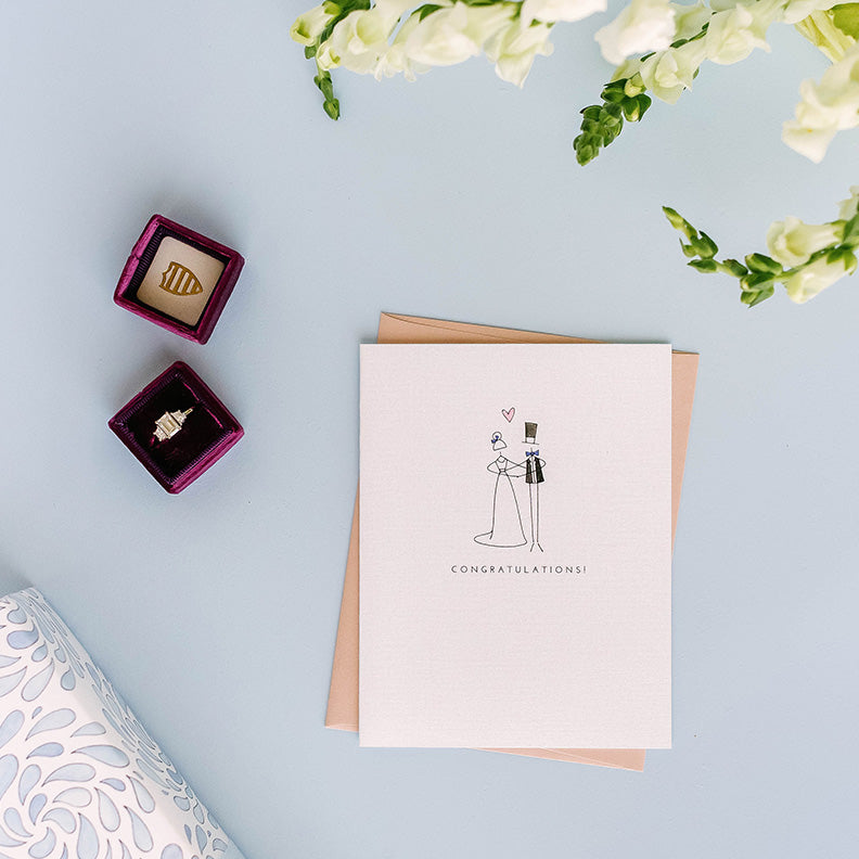 "MR. & MRS." CONGRATULATIONS CARD