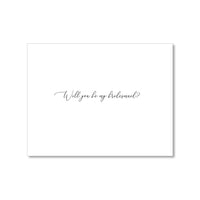 "BLUE BRIDESMAIDS" WEDDING CARD