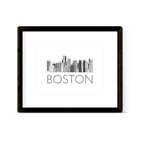 "BOSTON" Skyline