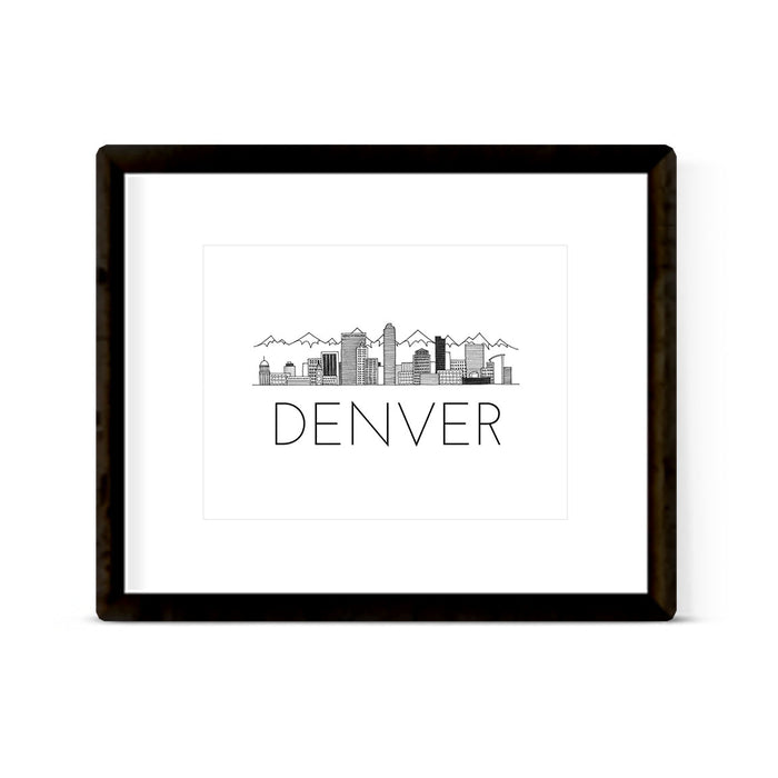 "DENVER" Skyline