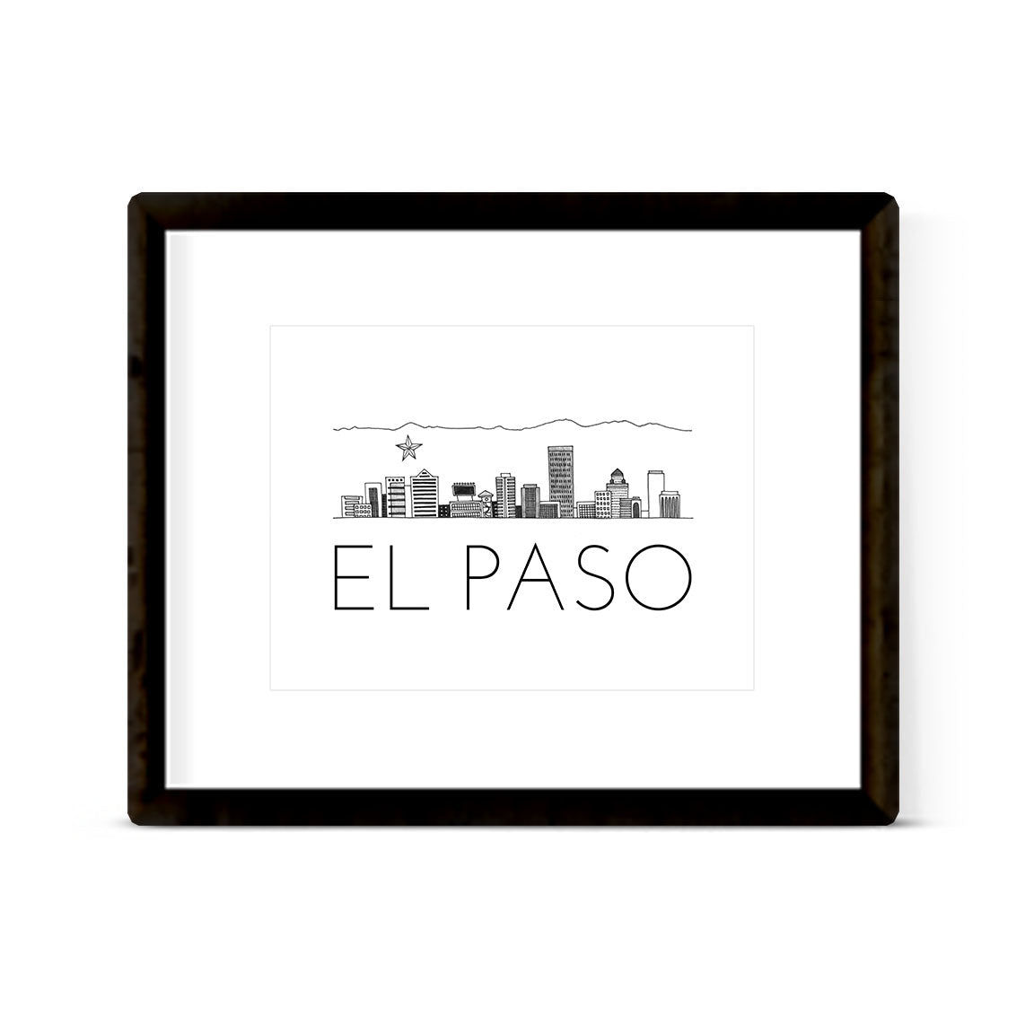 "EL PASO" Skyline