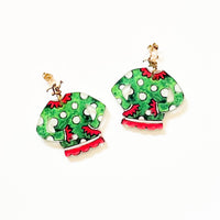 CHRISTMAS SWEATER EARRINGS