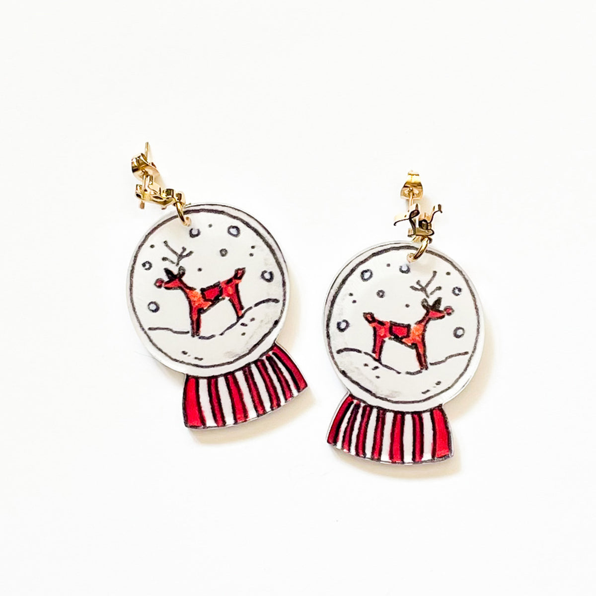 SNOWGLOBE EARRINGS