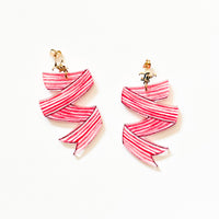 ZIG-ZAG RIBBON EARRINGS