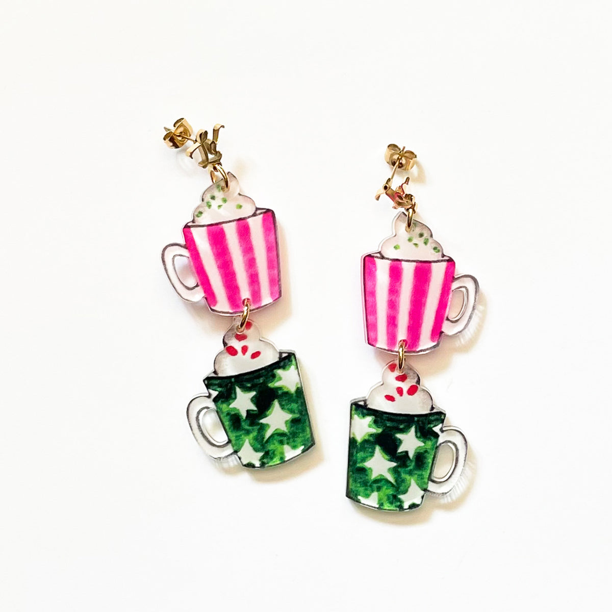 HOLIDAY MUGS EARRINGS