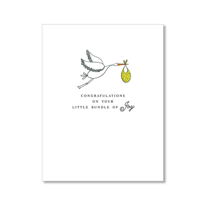 "STORK" BABY CARD