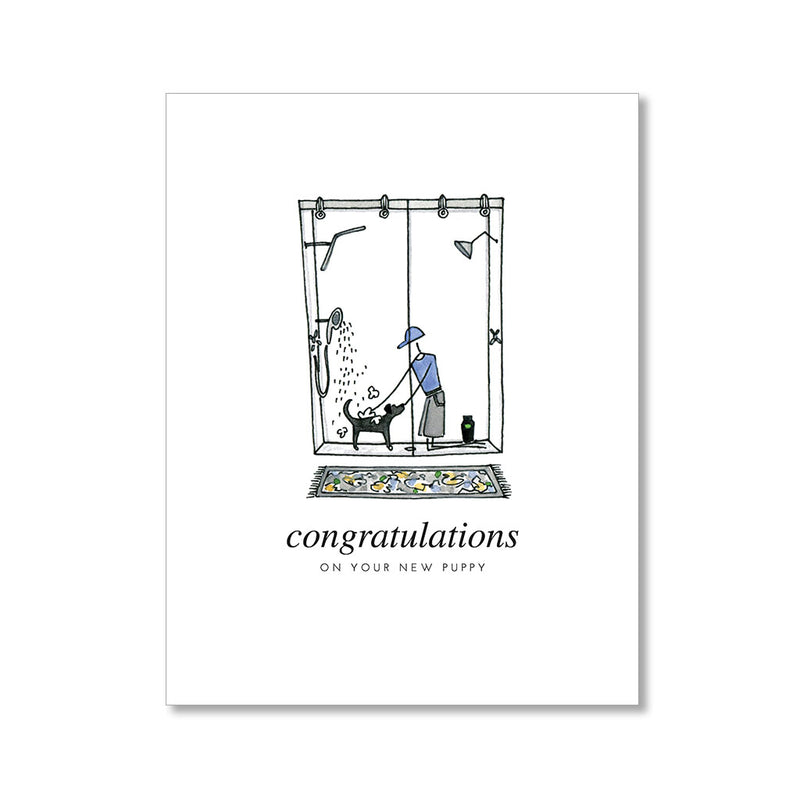 "COSMO'S FIRST SHOWER" CONGRATULATIONS CARD