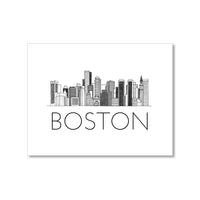 "BOSTON" Skyline