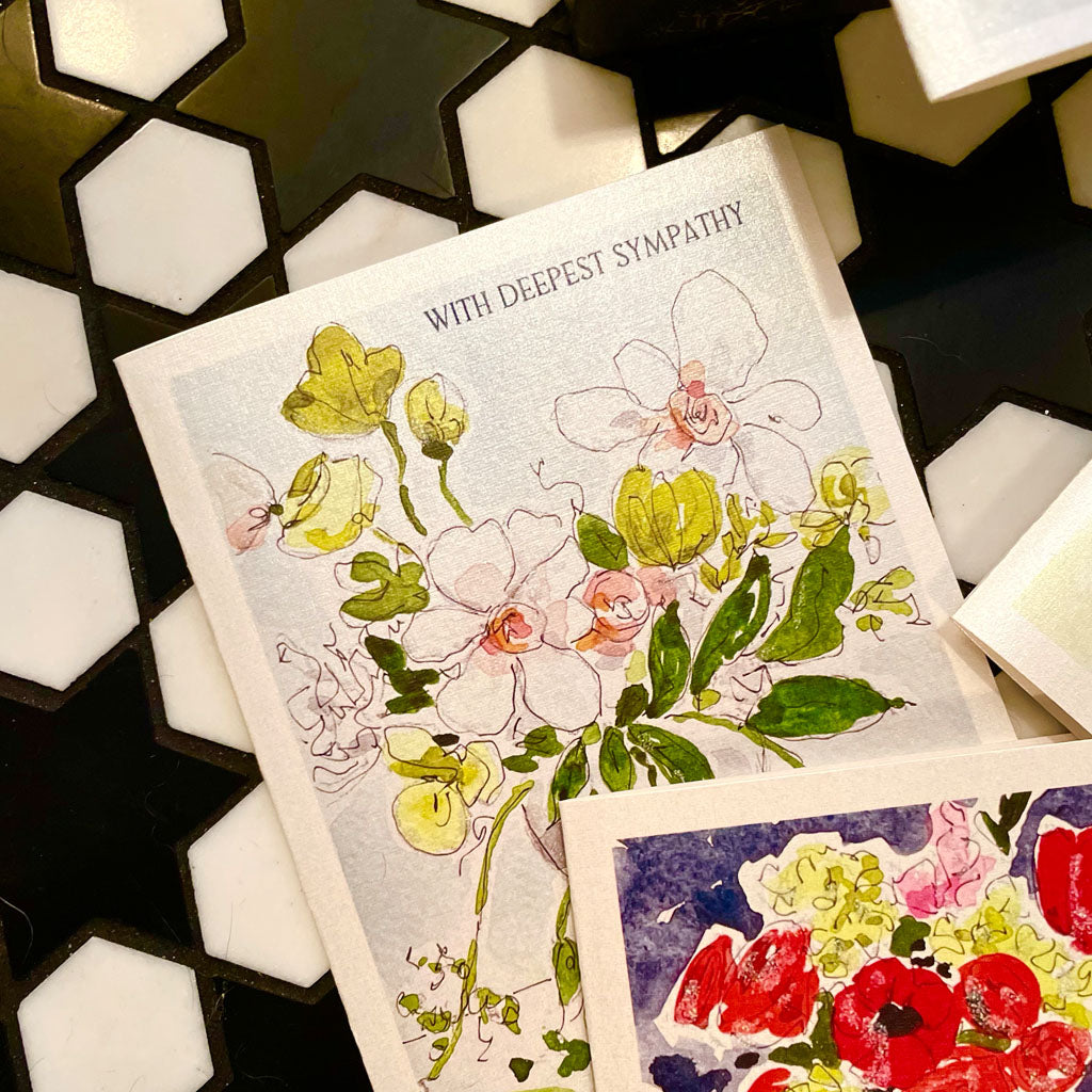 "FLORALS" STATIONERY SET