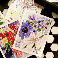 "FLORALS" STATIONERY SET