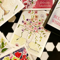 "FLORALS" STATIONERY SET