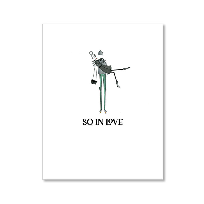 "SO IN LOVE" LOVE CARD