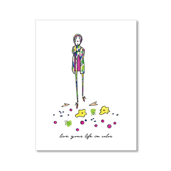 "IN COLOR" ANYTIME CARD