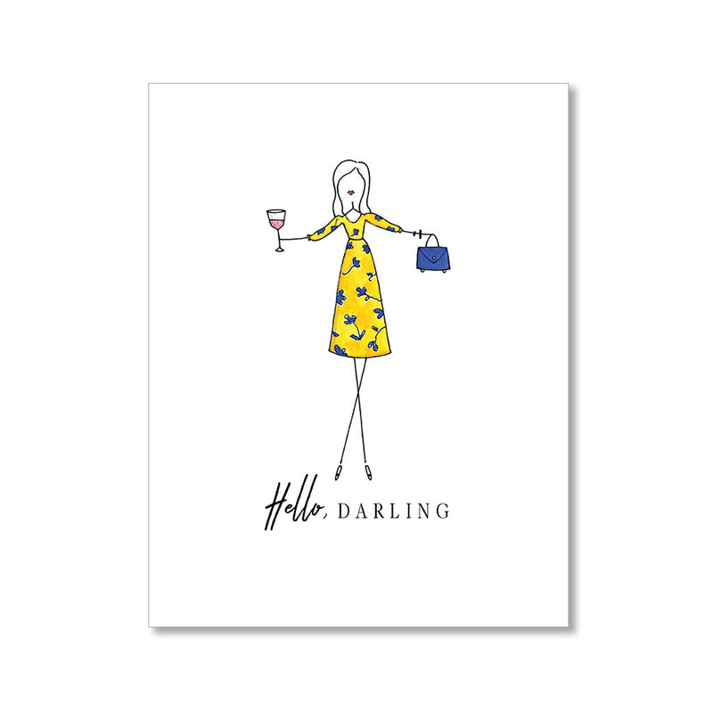 "HELLO, DARLING" ANYTIME CARD