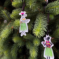 IMPERFECT "MELE KALIKIMAKA" Acrylic Ornament
