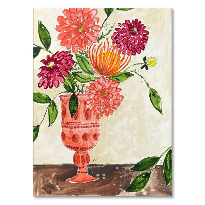 "MINI FLORAL 10" ORIGINAL WATERCOLOR