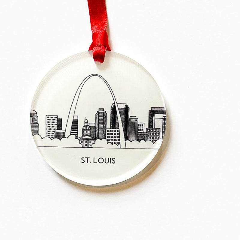 "ST. LOUIS SKYLINE" Acrylic Ornament