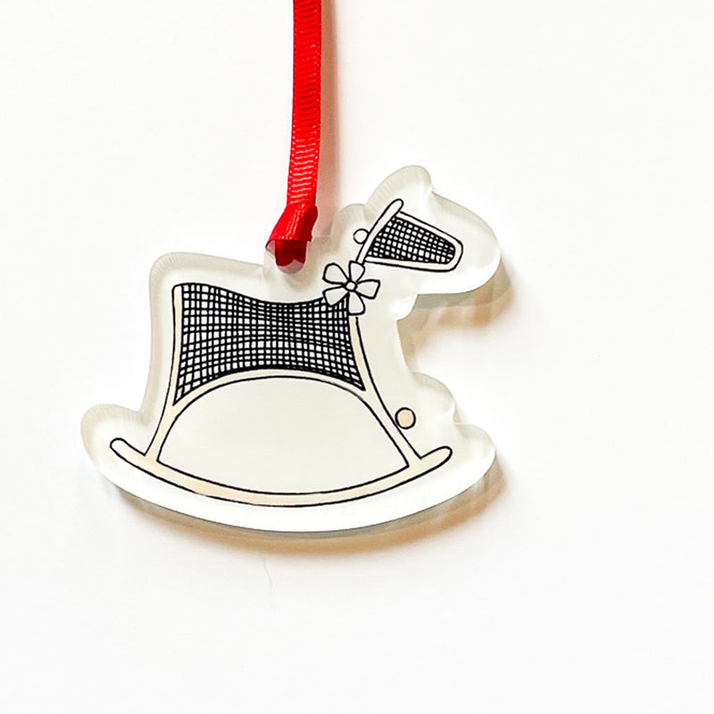 "ROCKING HORSE" Acrylic Ornament