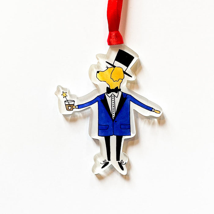 "FESTIVE CHARLIE" Acrylic Ornament