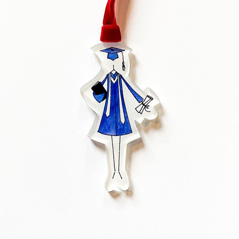 "THE COLORED GOWN" Acrylic Ornament