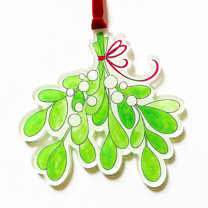 "MISTLETOE" Acrylic Ornament
