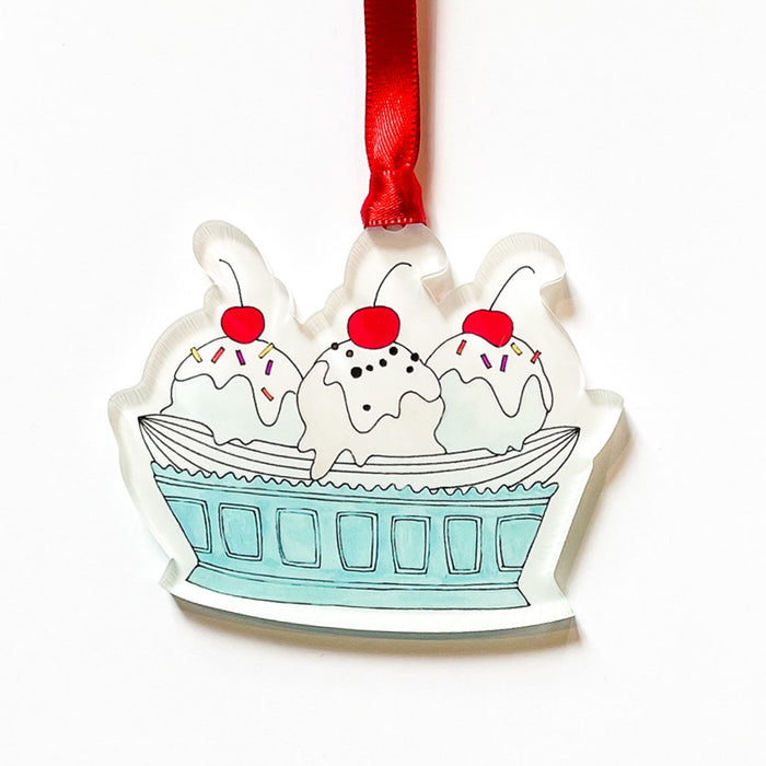 "BANANA SPLIT" Acrylic Ornament