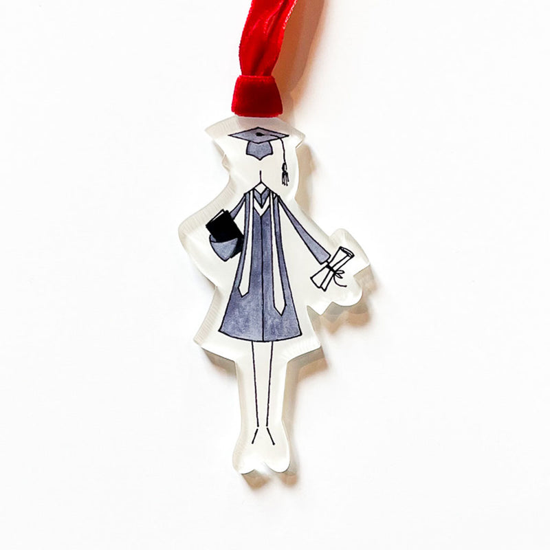 "THE COLORED GOWN" Acrylic Ornament