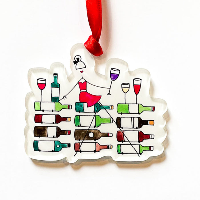 "IN THE CELLAR: MISSES" Acrylic Ornament