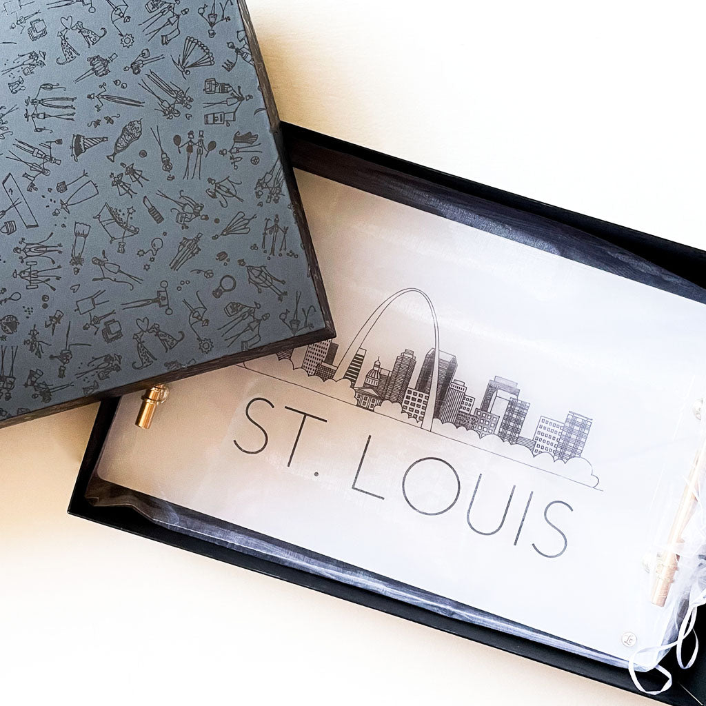 IMPERFECT ST. LOUIS SKYLINE TRAY