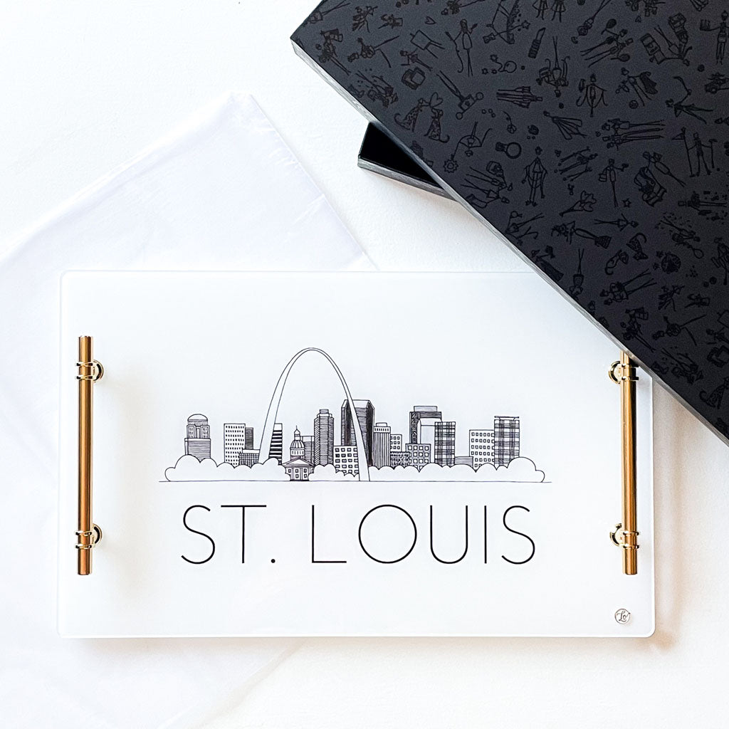 IMPERFECT ST. LOUIS SKYLINE TRAY